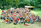 Bild: Erste Freizeit 2007 alle Kinder und Helfer